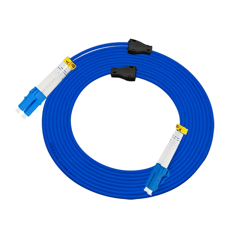 Indoor Armored 30Meters LC/PC-LC/PC,3.0mm,Singlemode 9/125,Duplex, LC/UPC Optical Fiber Patch Cord Cable,LC to LC