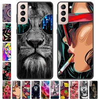 For Samsung S21 Plus Case Cool Fashion Bumper Case for Samsung Galaxy S21 Ultra Phone Cover Plus Soft Silicone Case