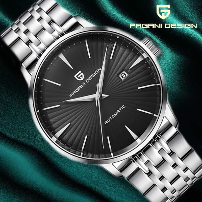 

PAGANI Design Luxury Men's Watch Top Brand Automatic Mechanical Watch Men's Business Stainless Steel Wristband Waterproof Watch