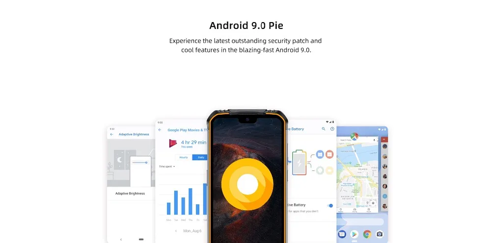 DOOGEE S68 Pro IP68 водонепроницаемый прочный телефон 6 ГБ+ 128 Гб FHD+ смартфон 21MP AI Triple 6300 мАч камера мобильный телефон NFC
