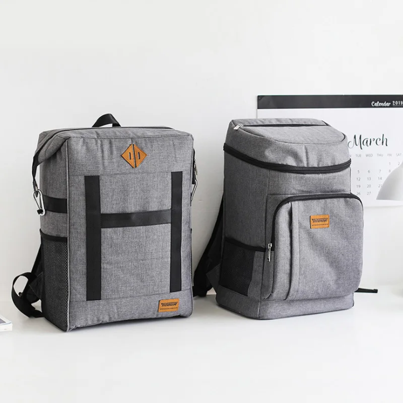 Вместительная теплоизоляционная сумка для еды свежая пикника тоут Оксфорд вино