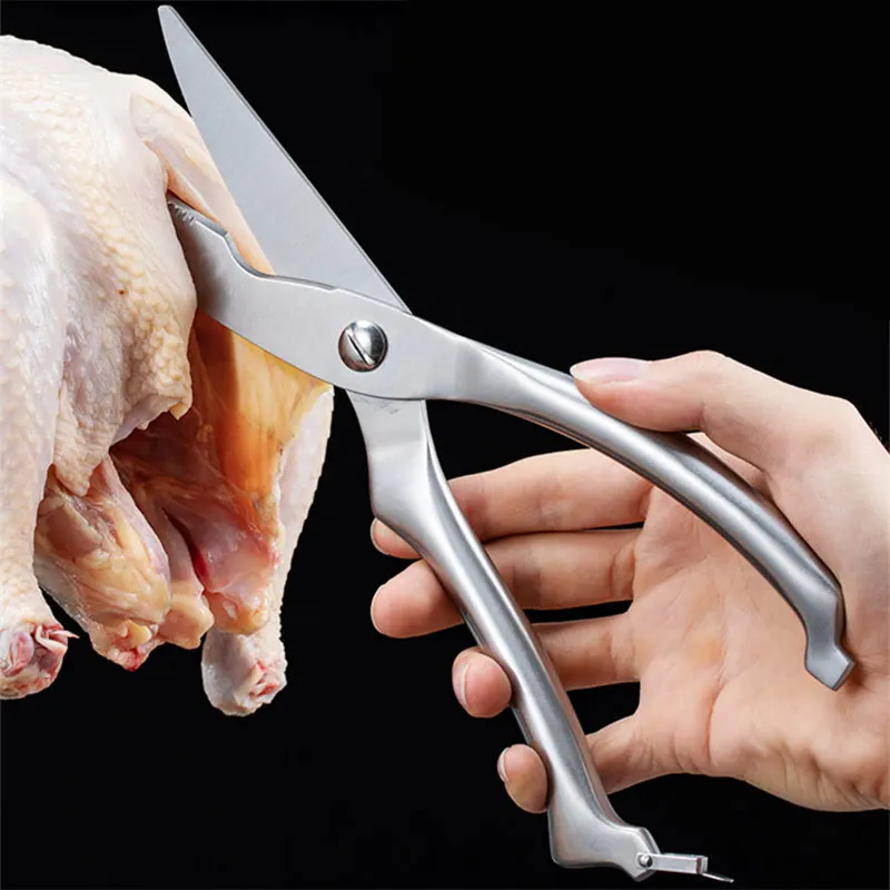 

New Stainless Steel Multifunctional Powerful Chicken Bone And Fish Bone Scissors Household Kitchen Tools Coltelli Da Cucina