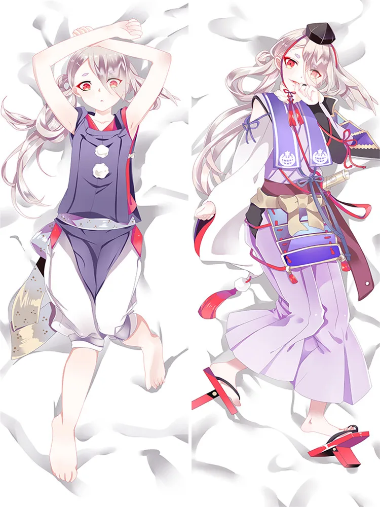 2018-August Anime Touken Ranbu Online Akashi Kuniyuki &amp Kousetsusamonji Dakimakura наволочка подушка | Дом и сад