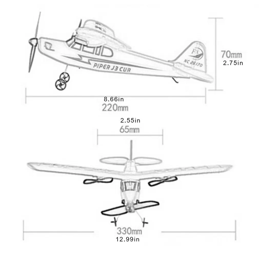 

USA Popular Beginner Electric RC Airplane RTF Kit EPP Foam 2.4G controller 150 Meters Flying Distance Remote Control Plane AOSST