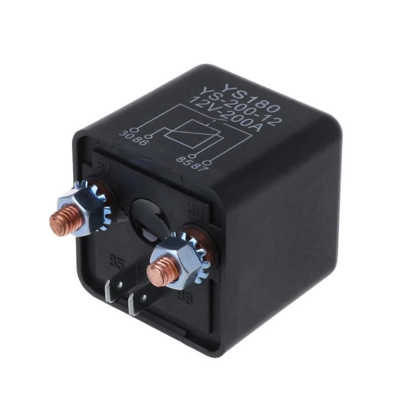

12V 200Amp пусковое реле 4Pin Heavy Duty на переключатель включения/выключения разделение зарядки реле для автомобиля