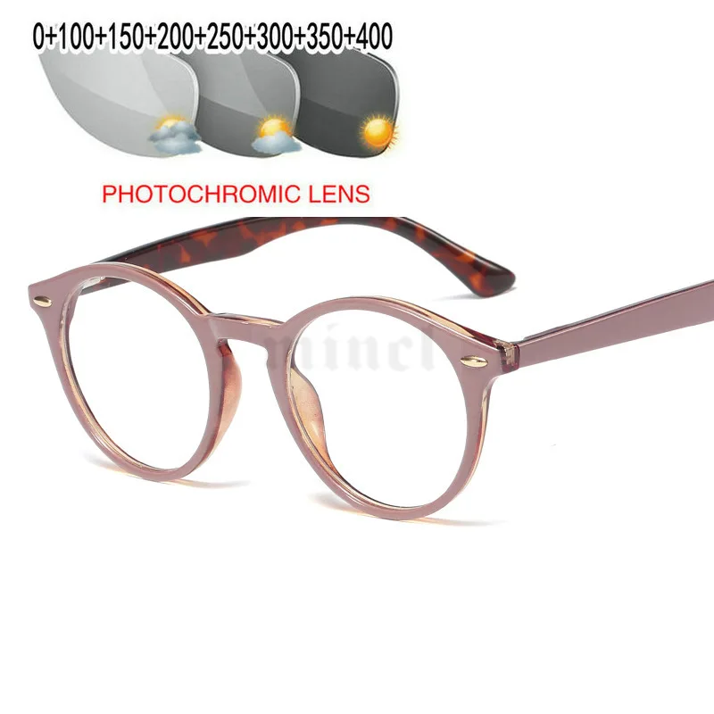 Круглые очки для близорукости мужские в стиле ретро оптические винтажные