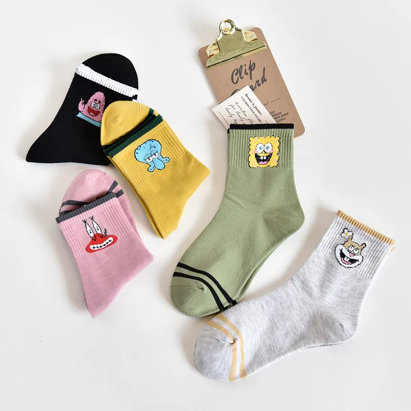 Style2 Забавные мужские носки disney ele ts, модные Мультяшные счастливые носки для мужчин и женщин, новинка, высокое качество, хлопковые Счастливые Носки с рисунком - Цвет: Style2