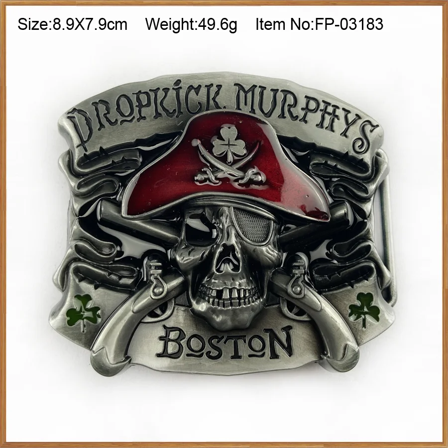 Пряжка для ремня BuckleClub из цинкового сплава в стиле ретро с черепом подарок ремень