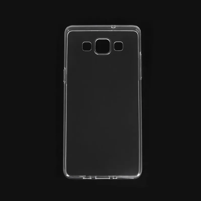 Чехлы для телефонов samsung Galaxy A5 A3 мягкие ТПУ Fundas Para Coque DIY окрашенный плотный чехол для телефона Galaxy A7 Shell - Цвет: Transparent
