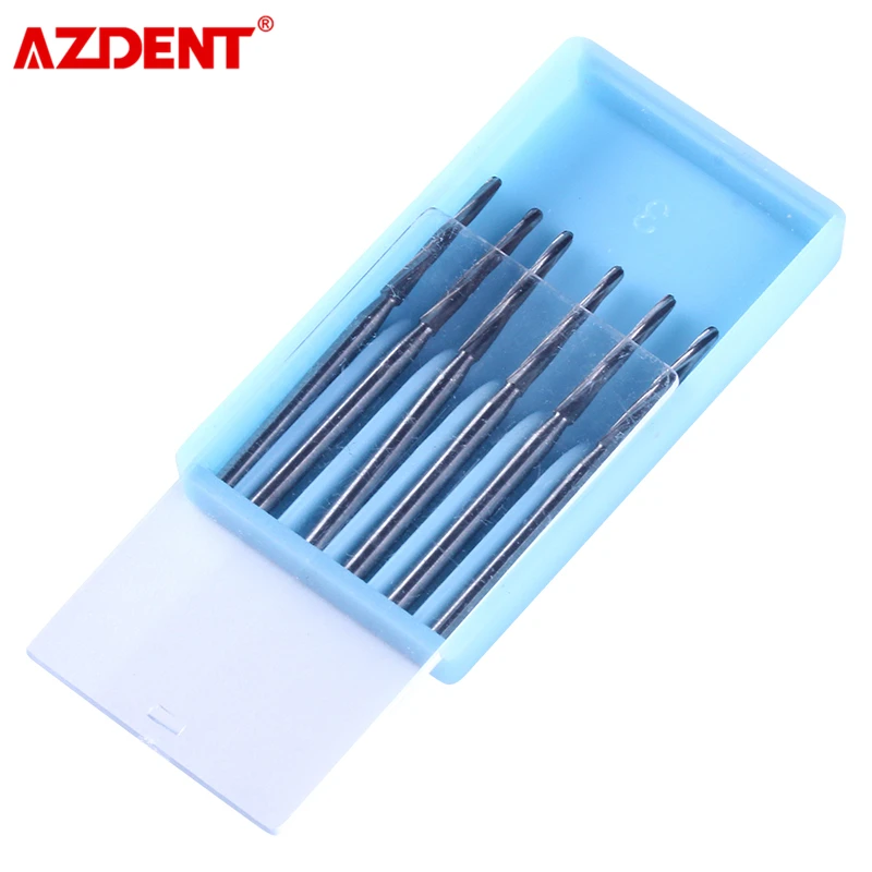 6pcs/Box Dental FG Zekrya 28mm Surgical Zekrya Carbide Bone Cutters Finishing Burs FG Bur Tungsten Steel Turning Needle