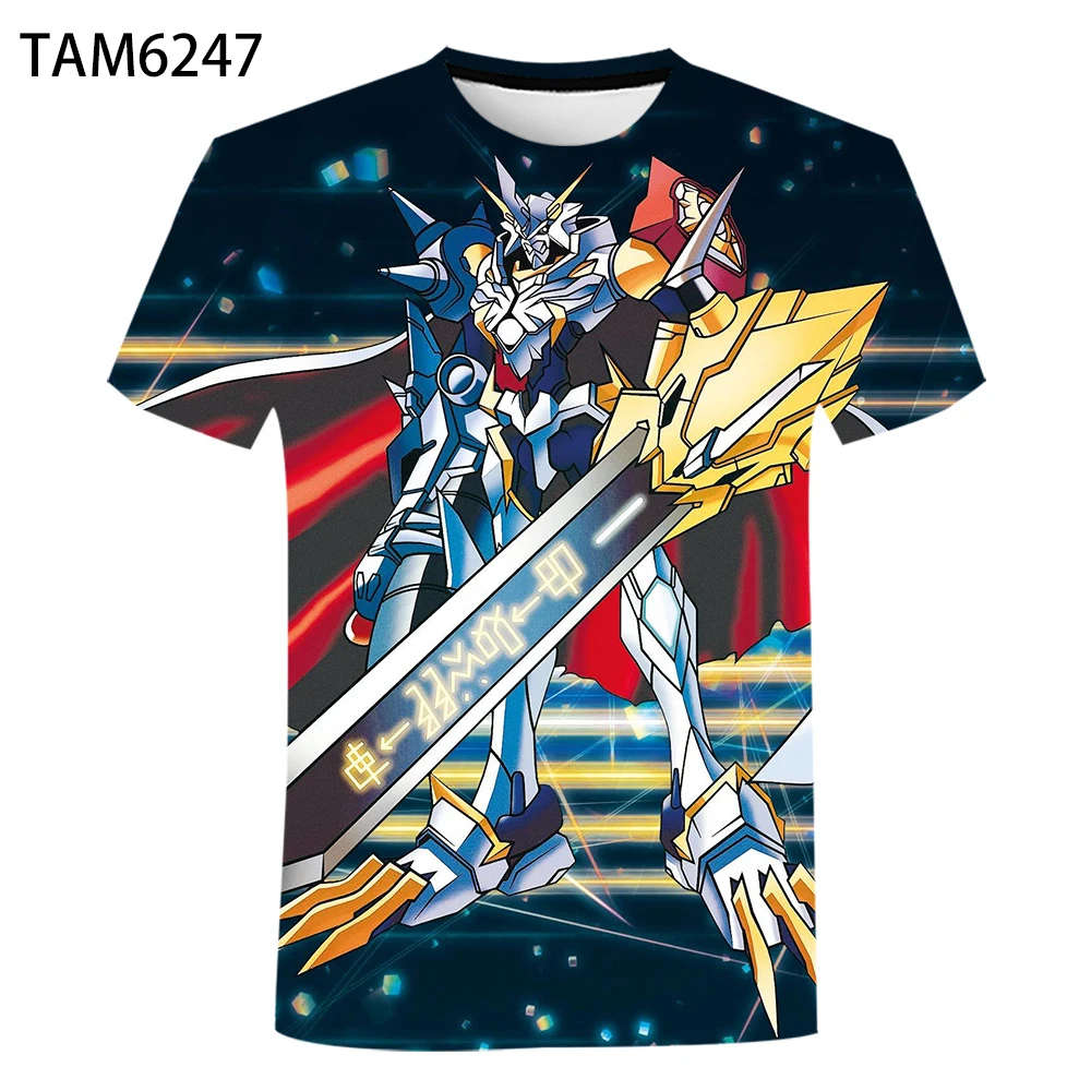 Новый продукт (приключения Digimon) Футболка модная анимация цифровая одежда 3D