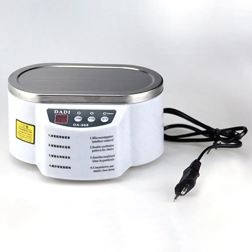 

Dropship Smart Ultrasonic Cleaner Anti-Slip Stainless Steel Ultrasound Wave Washing for Jewelry Glasses Ultrasound Bath Machine