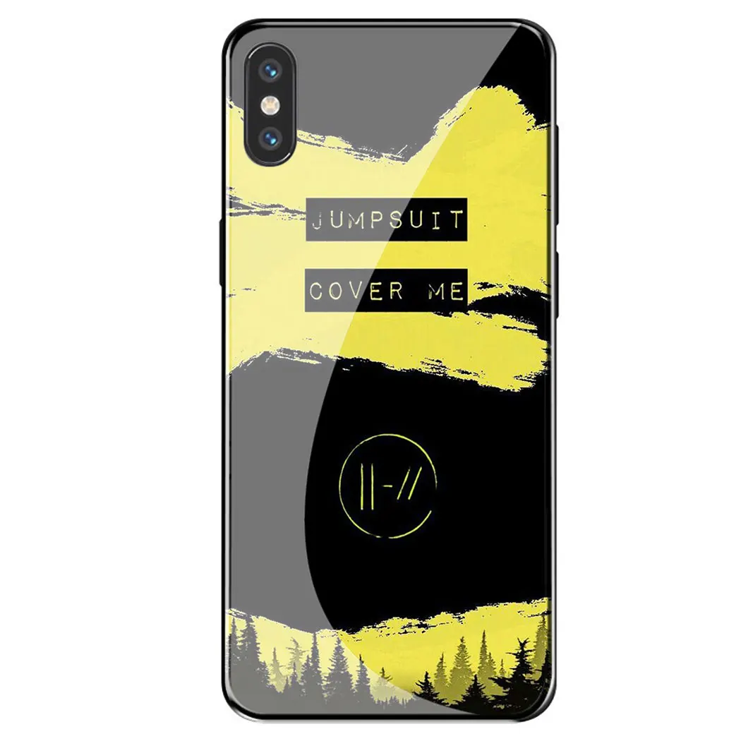 Twenty One Pilots 21 чехол из закаленного стекла для телефона Apple iPhone 11 Pro XS Max XR X 8 7 6S Plus 5S SE |