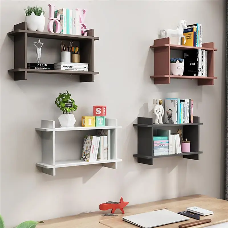 

Wall Rack Shelves Floating Wall Holder Organizer Grid Display Case Home Decor Wall Shelves for Bathroom Kitchen Bedroom
