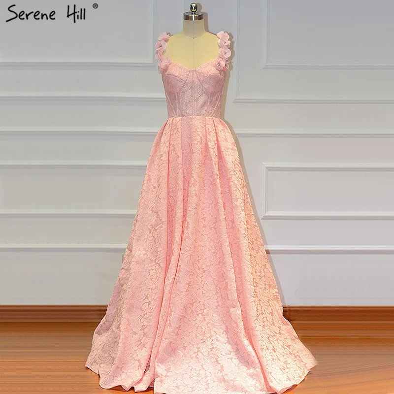 Дубай розовый без рукавов сексуальные платья выпускного вечера дизайн 2021 Цветы