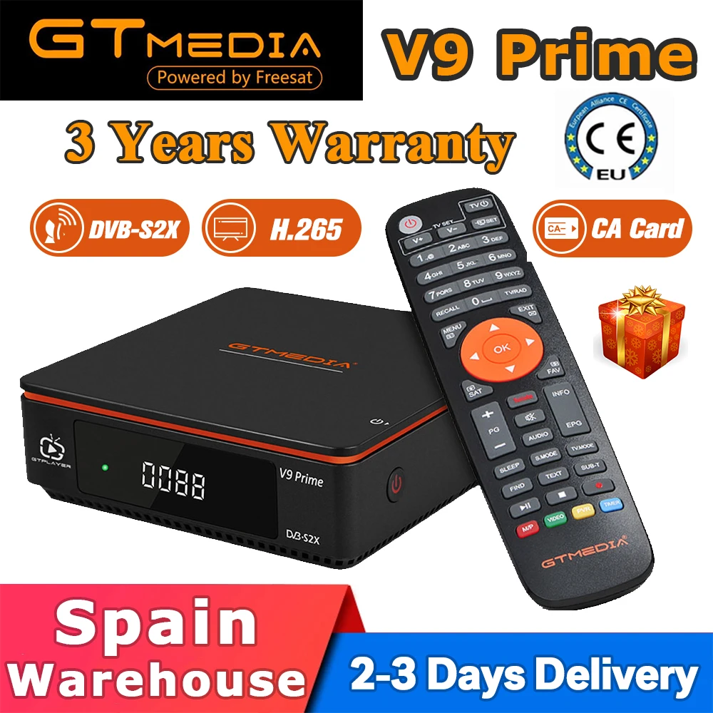 2021 GTmedia V9 Prime DVB S2 цифра спутниковый телевизионный ресивер обновления от freesat v9