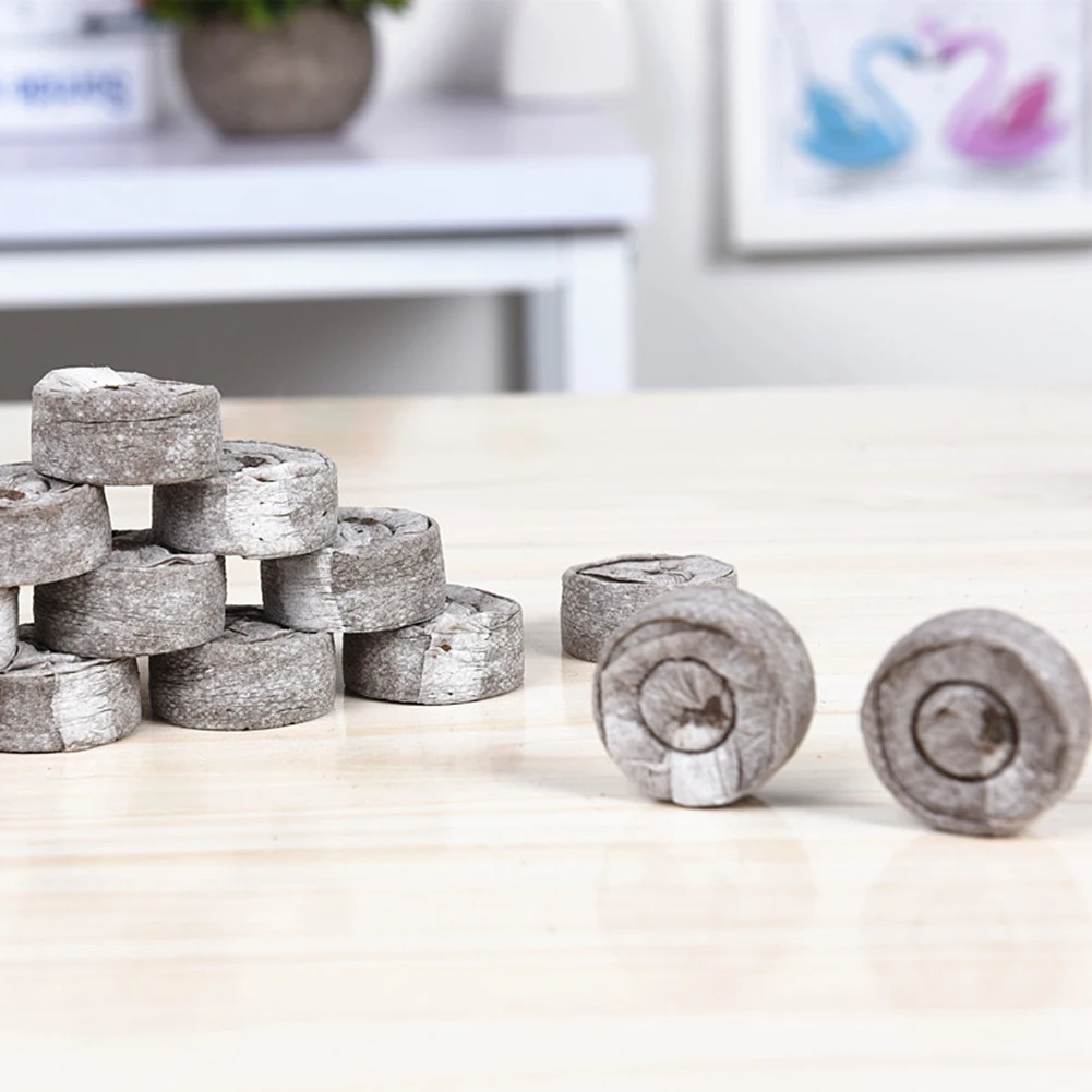 100 шт сжатый Торфяная почва гранул блоки грунта под рассаду чайник семена начать