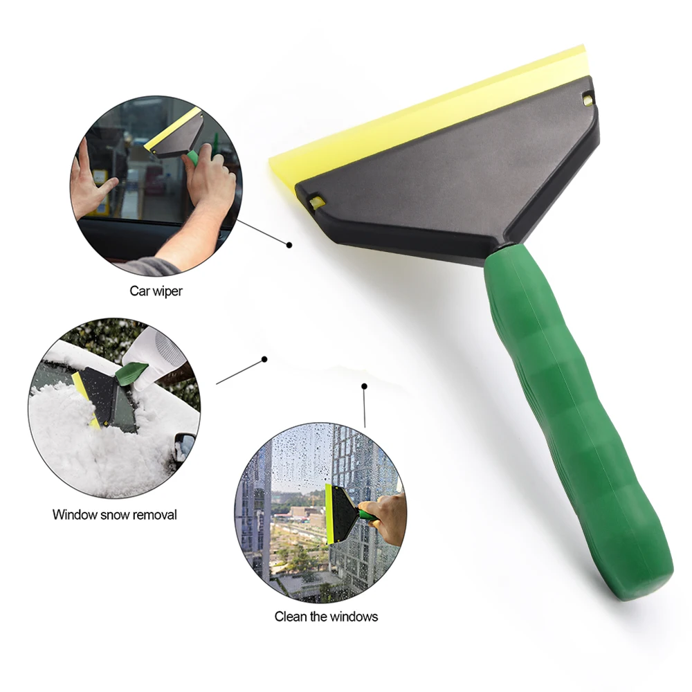 FOSHIO инструмент для очистки автомобиля резиновый скребок льда лопатка снега