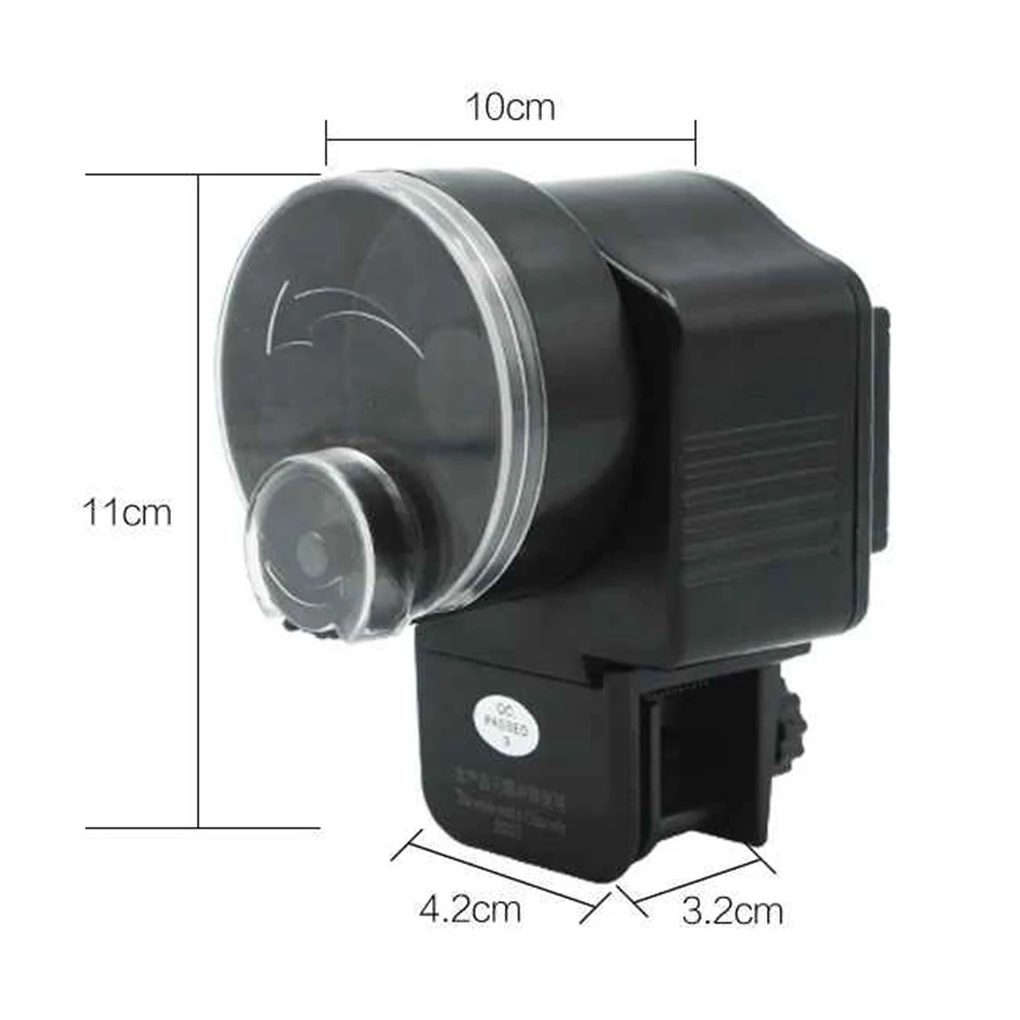 Цифровая автоматическая электрическая пластиковая кормушка для рыб домашний