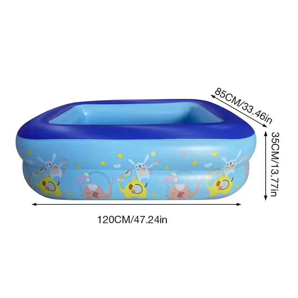 

1.2/1.5M PVC Swimming Pool Family Inflatable Children's Pool Inflatable Baby Pool Ocean Ball Pool Paddling Pool Soft Bottom Desi