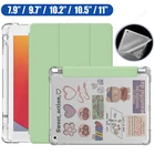 С Pecil держатель чехол для iPad Air 4th поколения Чехол 2020 10,9 дюймов A2324 A2072 A2316 A2325 легкий Чехол кожаный смарт-чехол