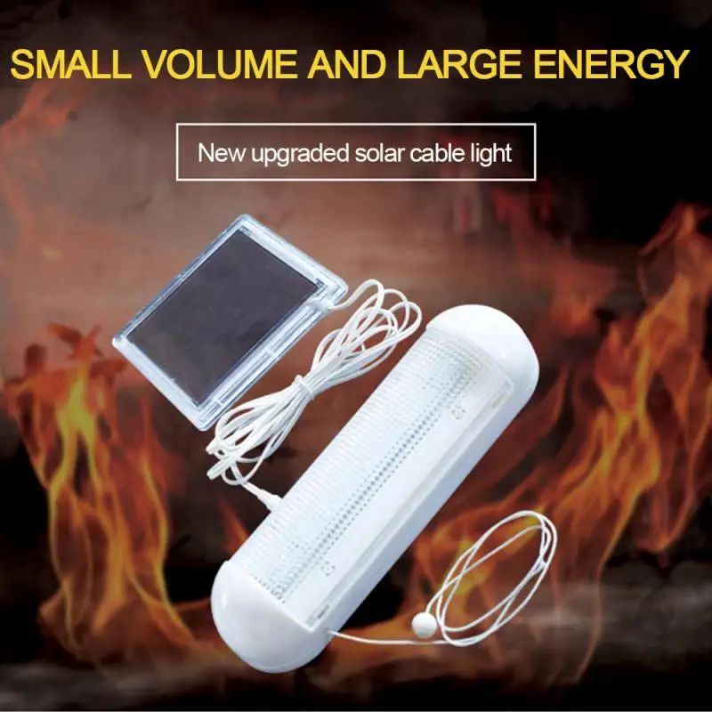 1 шт. светодиодный навес на солнечной батарее Кемпинговый фонарь Вытяжная лампа