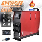 Автомобильный обогреватель, дизельный воздушный парковочный обогреватель, все в одном, четыре отверстия, 8 кВт, 12 В, 24 В, автомобильный обогреватель для грузовиков Webasto, автоприцепов, автомобильный обогреватель