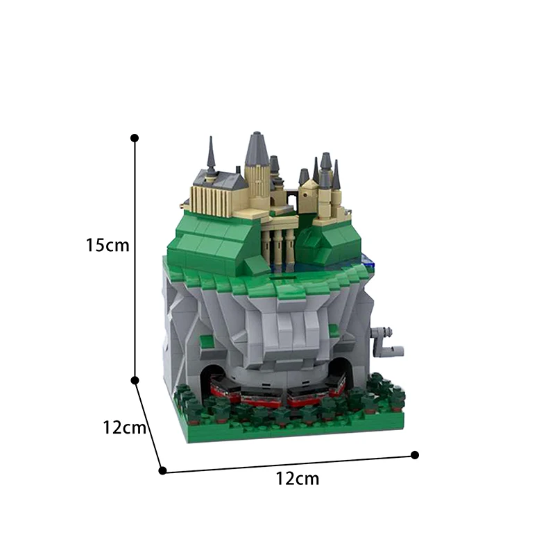 

MOC 68880 Harris Back To Magic School Sculpture Dream Buliding Block Bricks Kids DIY Brain Game Toys Home Decoration Best Gifts