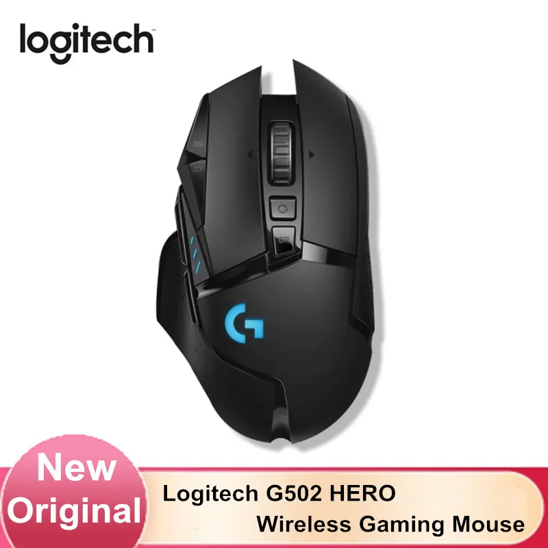 

Мышь Logitech G502 HERO, Беспроводная игровая, 2,4 ГГц, 16000DPI, RGB, 11 клавиш