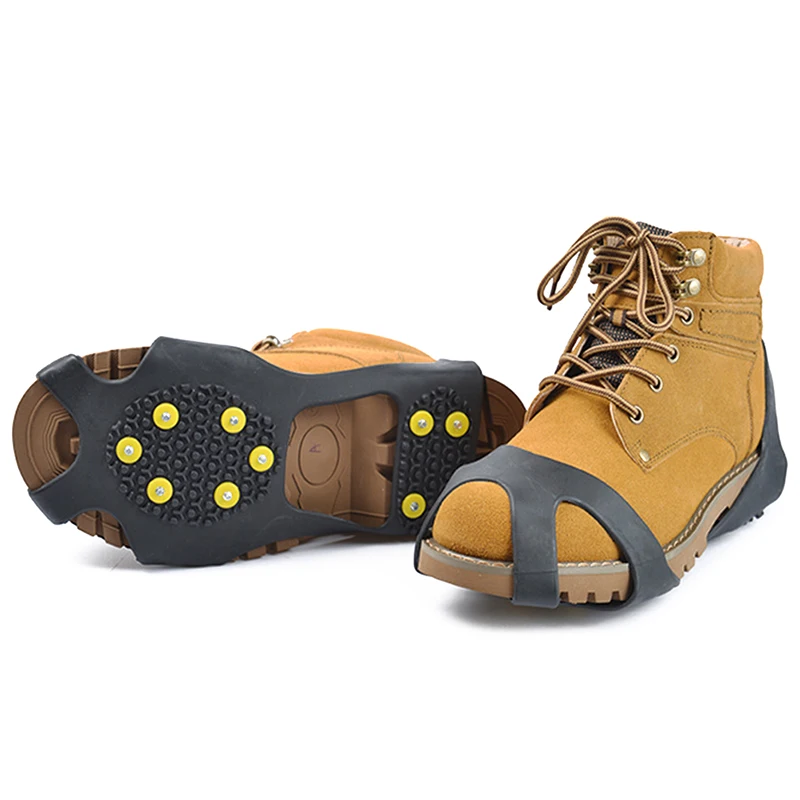 1 пара 10 шипов противоскользящие очки климмен школьные шипы ледяные зажимы