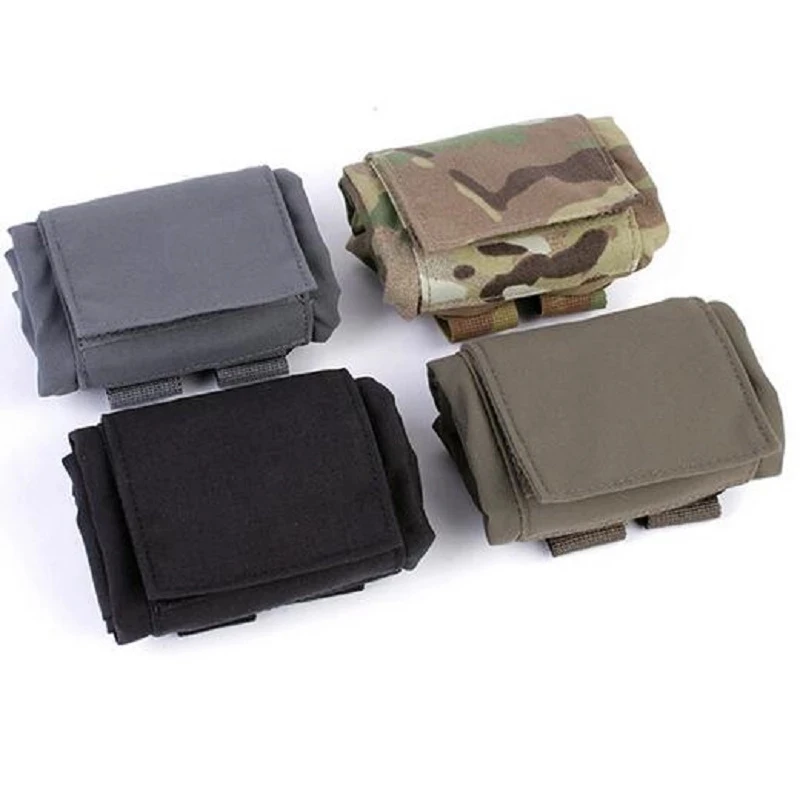 Fs Spear First Mini Foldable Magazine Drop Dump Pouch Cordura Hunting Camping Climb Tactical Hike