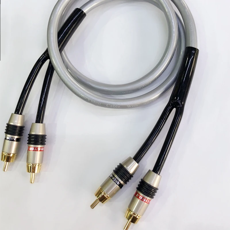 Liton Чистая медь Rca штекер к Hifi аудио кабель | Электроника