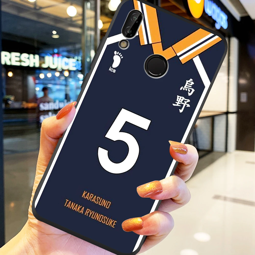 

cute Haikyuu Hinata Attacks Anime phone case For Huawei P40 P30 P20 P10 P8 Lite 2017 Mate 30 20 10 Lite Pro cover soft silicone
