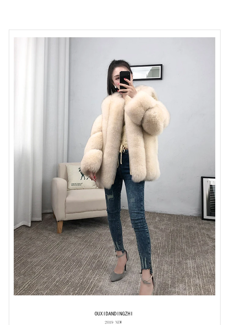ZDFURS* натуральный мех, Лисий мех, шуба, дизайнерское, для девушек, зимнее, действительно Лисий мех, шуба, съемный, натуральный мех, шуба, Женская
