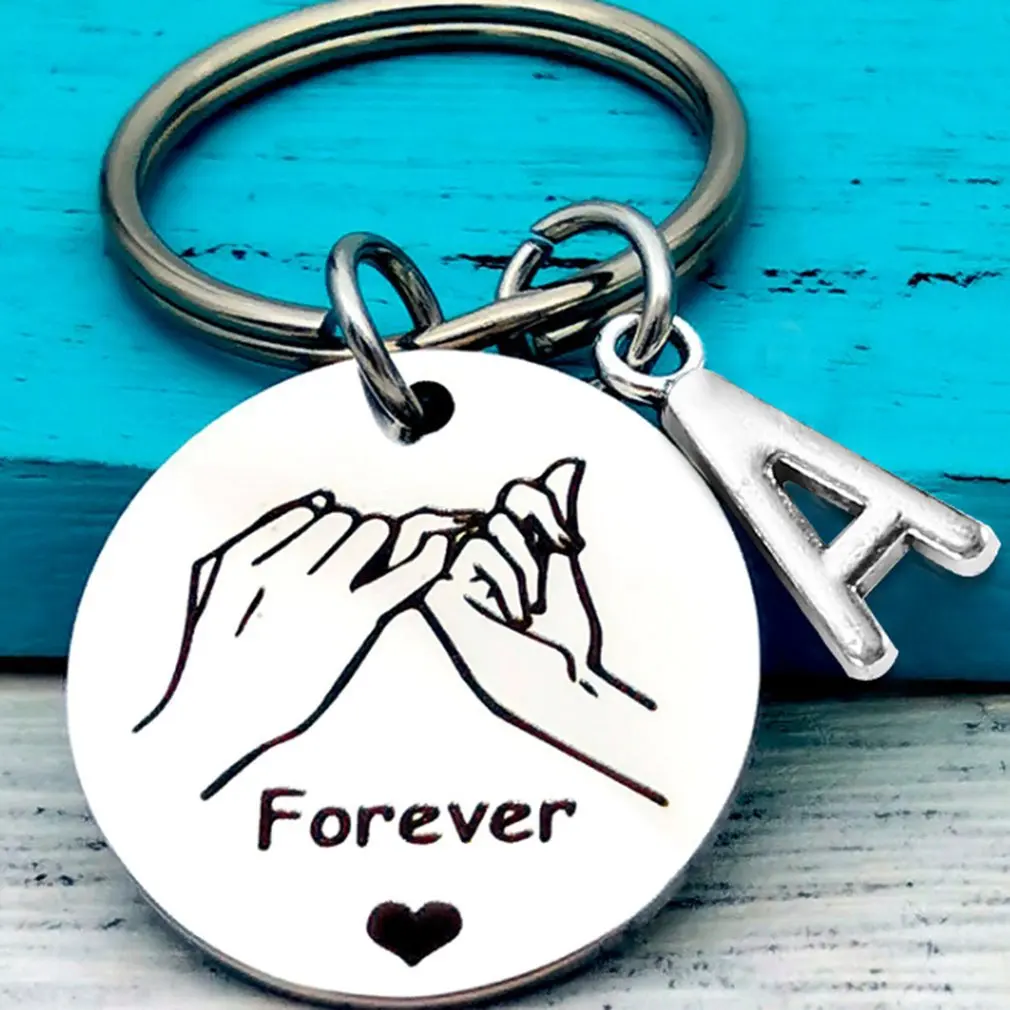 

Металлический брелок для ключей с надписью «I love You Forever»