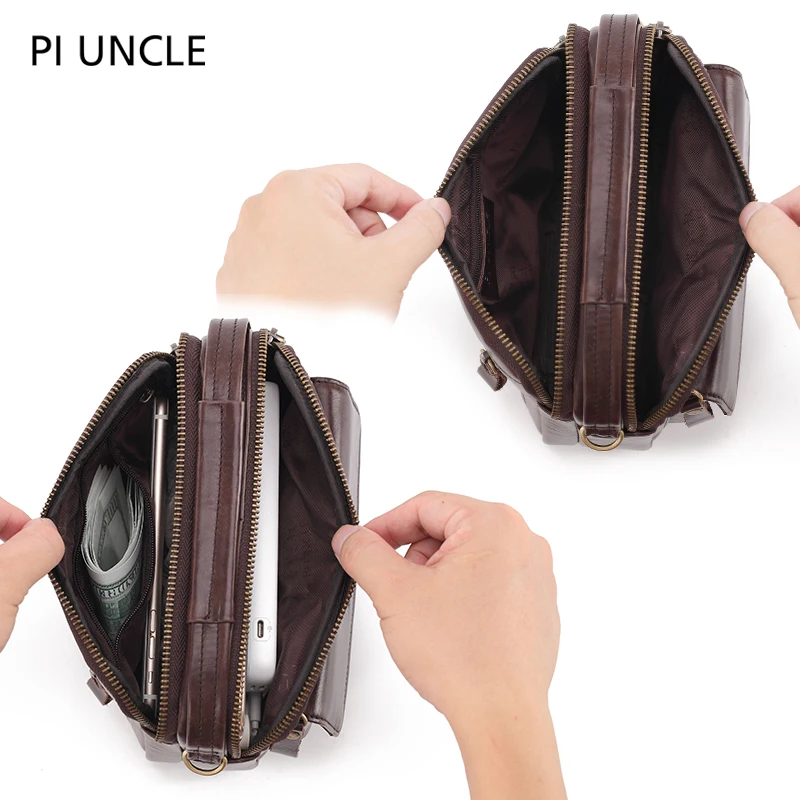 Винтажный мессенджер для мужчин мужские сумки на ремне из натуральной кожи