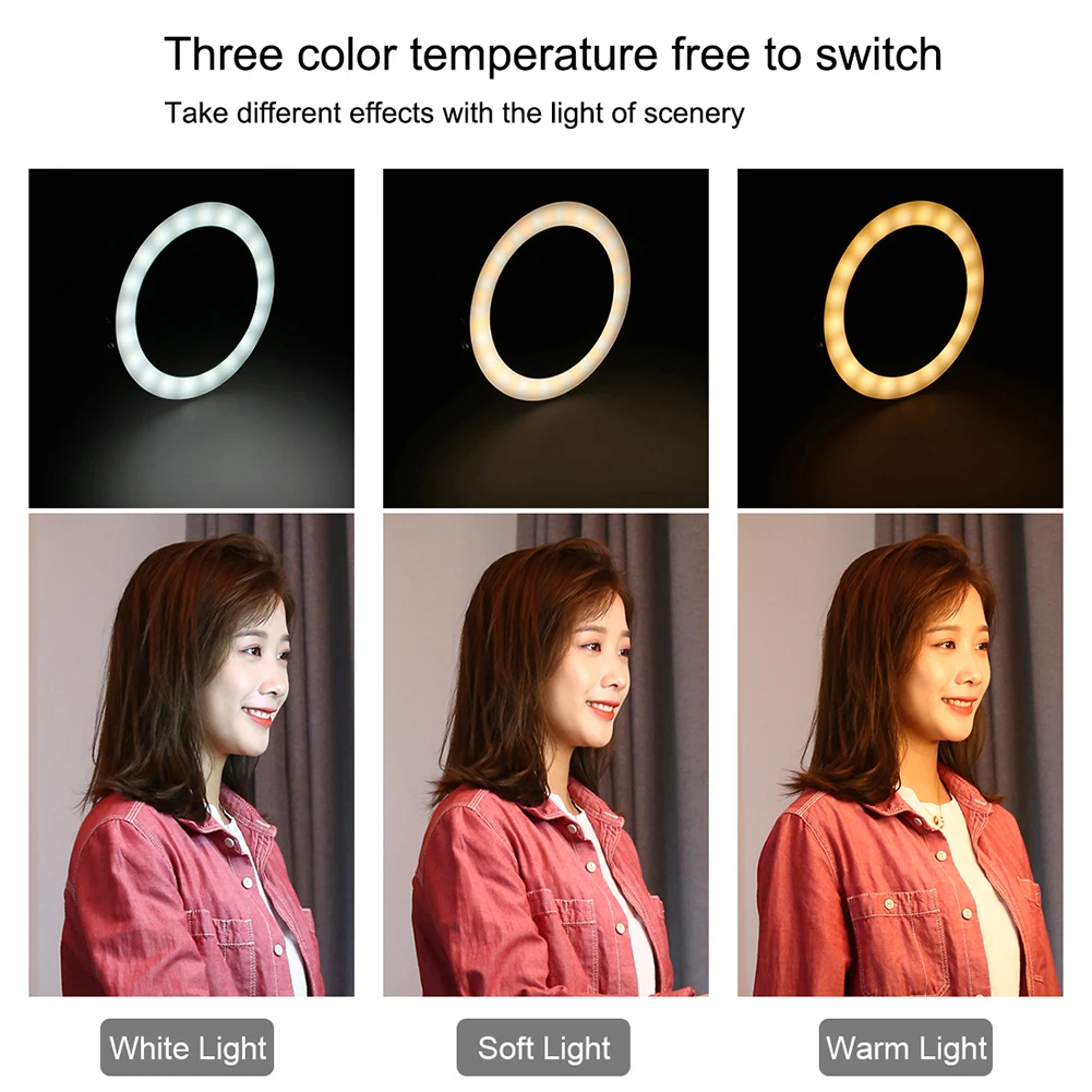 Штатив-Трипод для телефона 4 6 дюйма со светодиодной лампой | Электроника