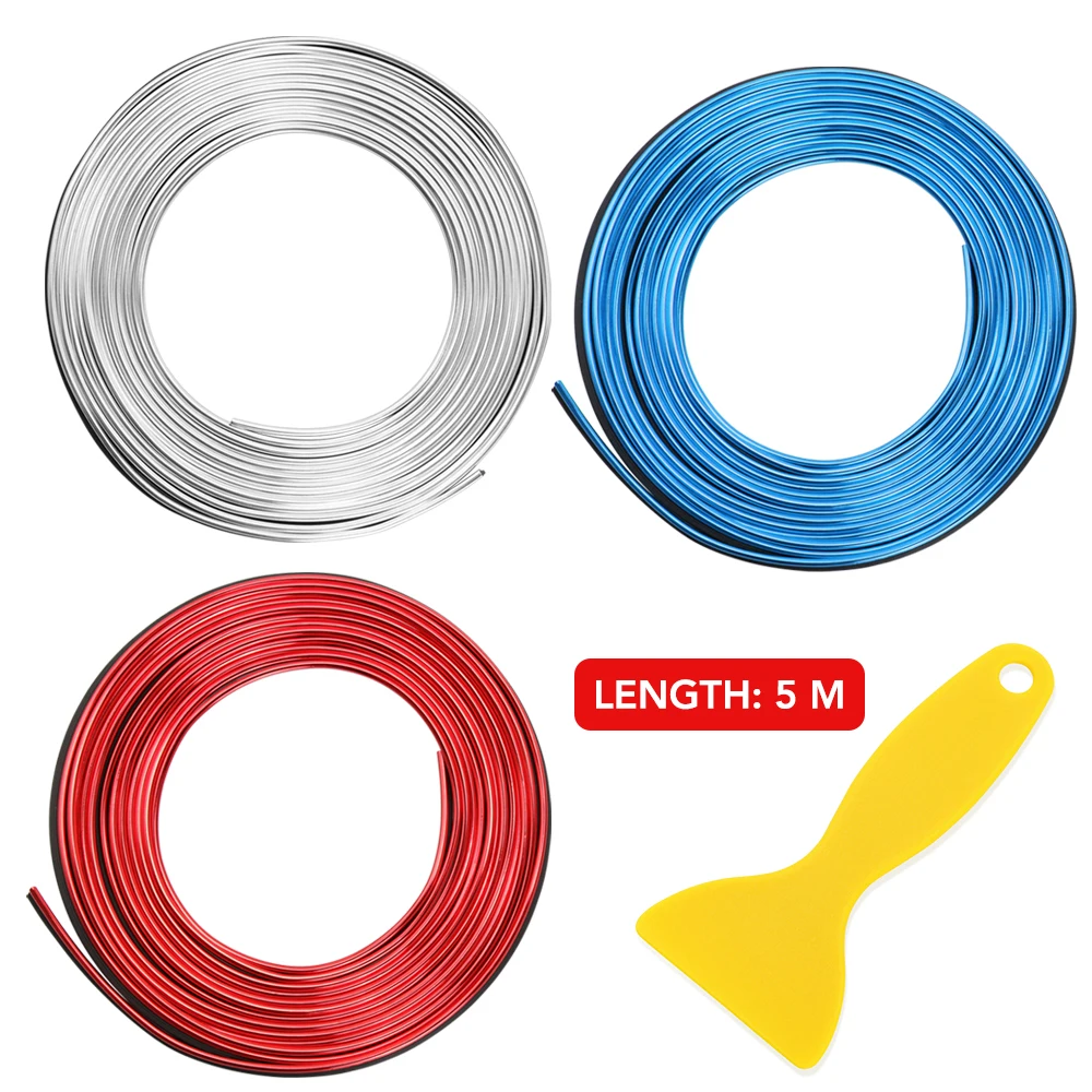 Декоративные гибкие полосы для литья автомобиля 5 м Стайлинг Mazda 2 3 6 Demio CX3 CX-5 CX5 CX CX7