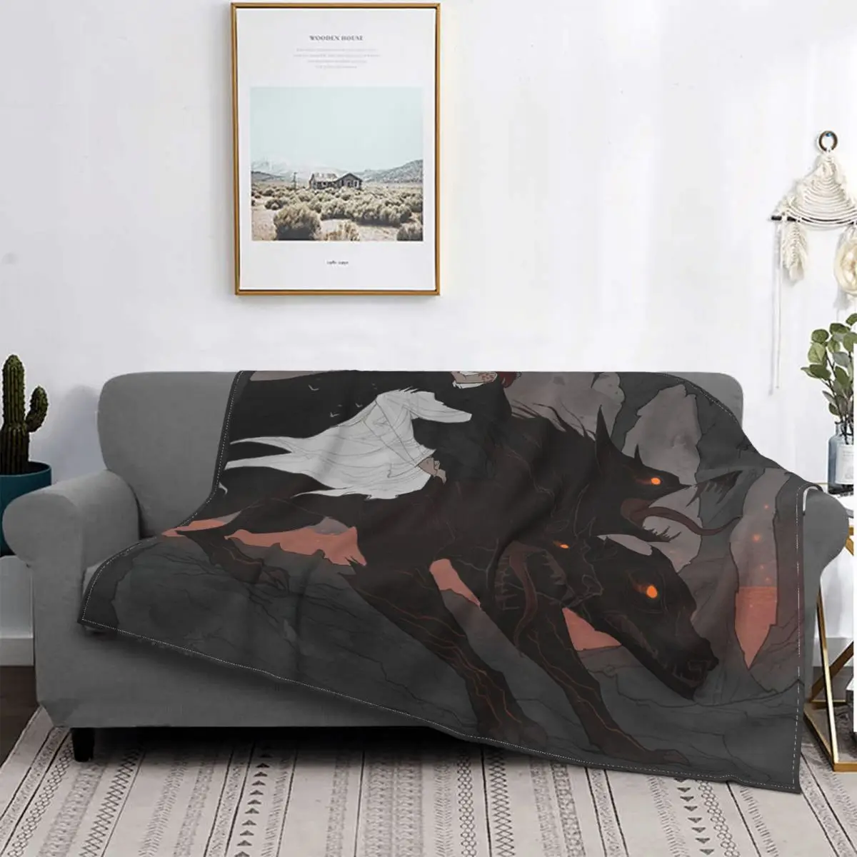 

Mantas en color Coral para el hogar y el aire libre, ropa de cama cálida de Anime, mitológica, amantes del mito, para el aire li