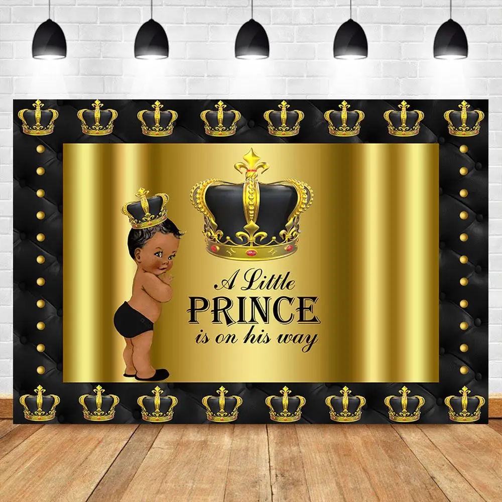 

Nitree Королевский наполнитель принц детский душ Фото фоны черный золотой пол раскрыть вечерние Декор Фон фотографии
