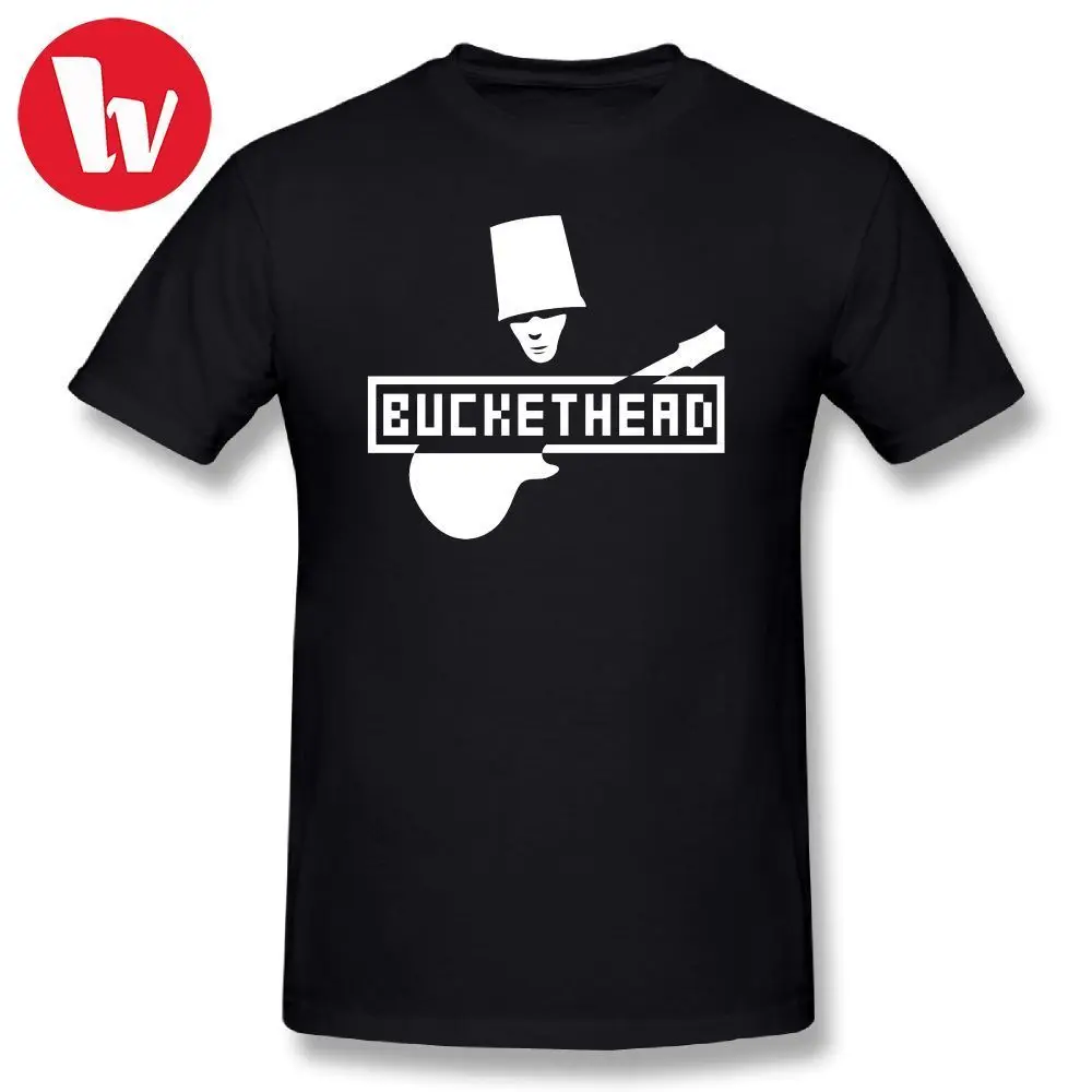Buckethead футболка мужская с принтом BUCKETHEAD Футболка коротким рукавом Базовые