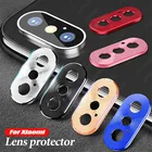 Защитный металлический чехол для объектива камеры, для Xiaomi Redmi Note 9 9s 8 8T 7 K20 Pro Mi 9T 9 8 SE A2, Защитная пленка для задней камеры