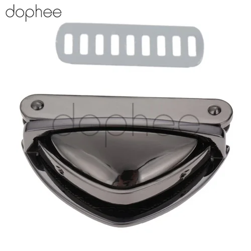 Dophee 1 комплект запорный замок застежка защелка застежки-пряжки для кожаной сумки Сумка кошелек DIY 4 цвета