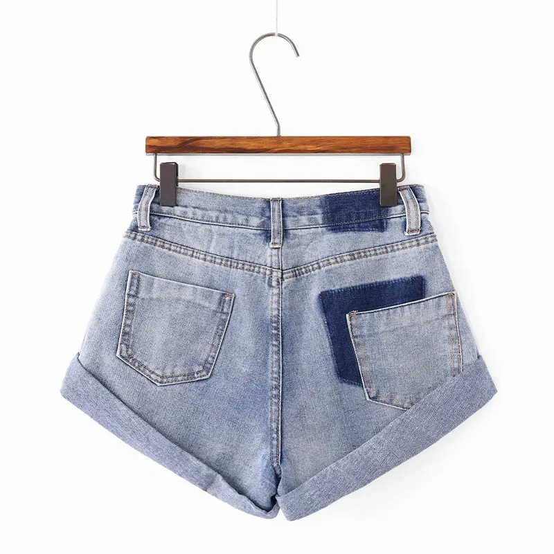 GOPLUS 2021 Летне осенние винтажные джинсовые шорты с высокой талией женские Узкие