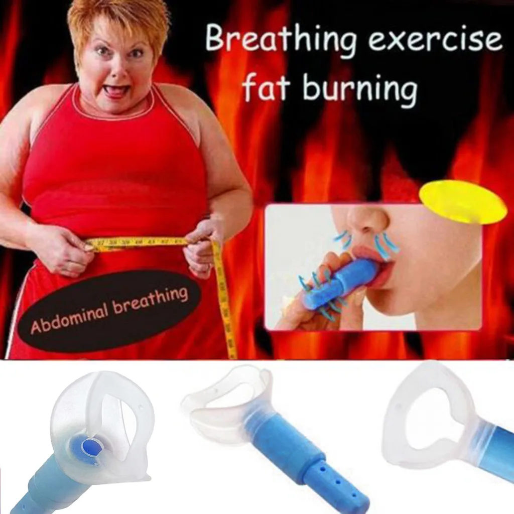 Свисток для похудения ленивый трехсекционный абдоминальный дыхательный аппарат