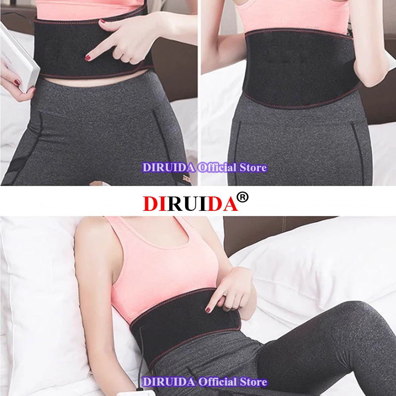 

Far infrared Heat Therapy Waist Massage Back Belt Herniated Disc Scoliosis Back Pain Lower Support Brace Spine Lumbar Support
