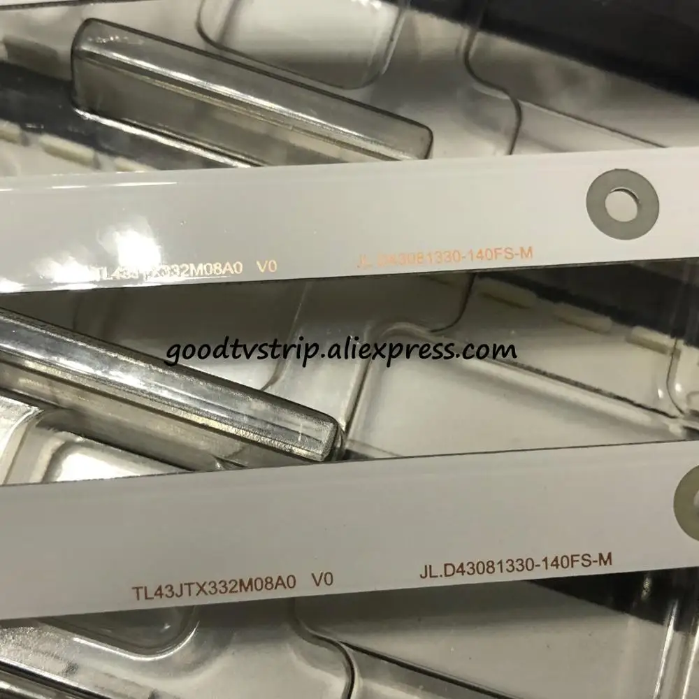4 шт. Светодиодная подсветка полосы для 43 дюймов LED43HD580 LED43HD560 RH43-D4302X-01A-DL HL-430-4X10