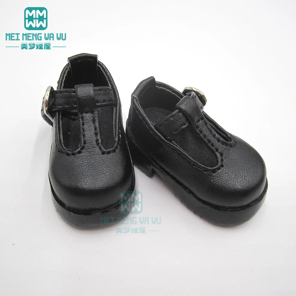 5 см * 2 6 1/6 BJD обувь для девочек YOSD MYOU кукольная на толстом каблуке черные белые