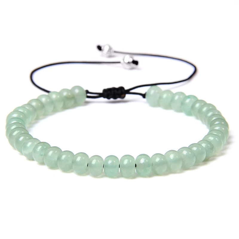 Новый Модный женский плетеный браслет в форме колеса натуральный зеленый