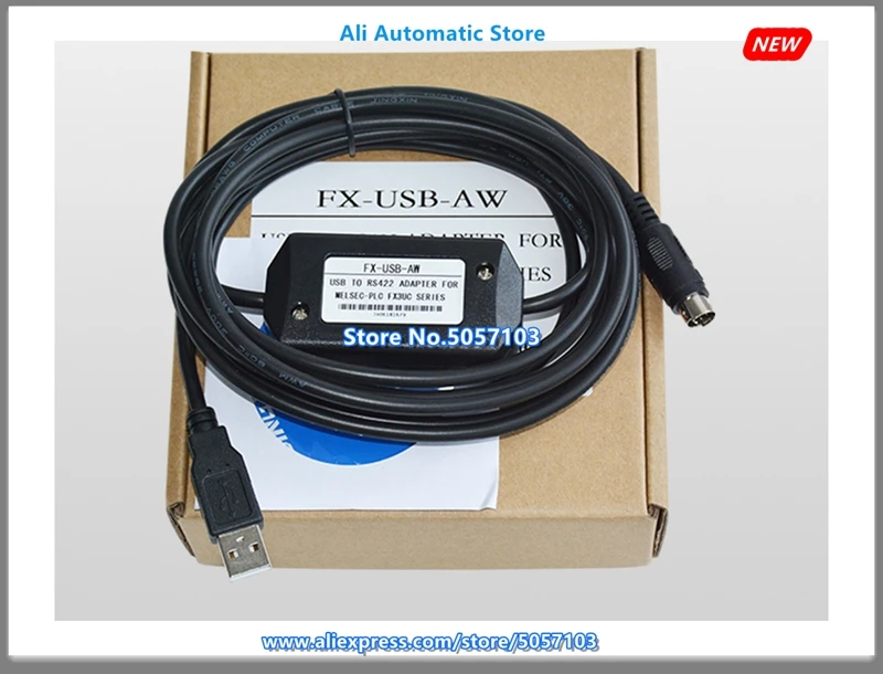FX-USB-AW FX3UC FX3G FX3GA PLC Кабель для программирования кабель загрузки | Обустройство дома